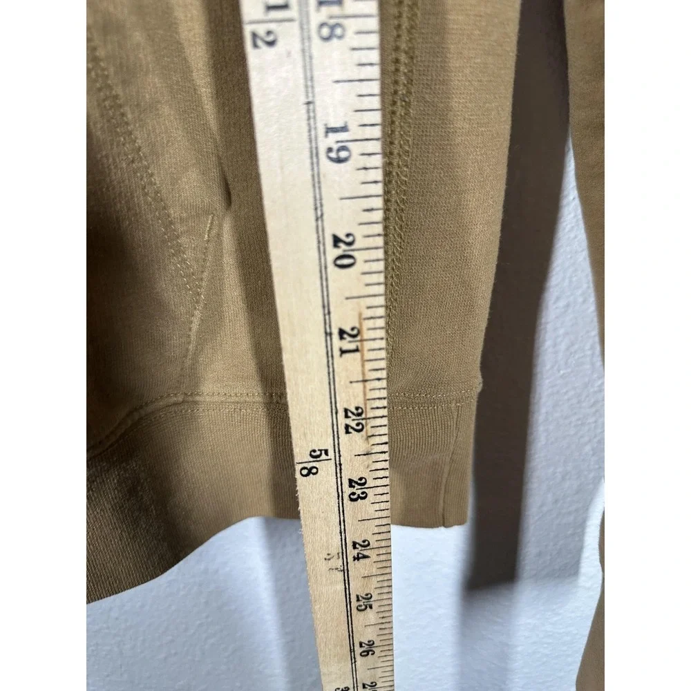 The North Face Hoodie Mens Small Brown Tan Pullover Fleece‎ Kangaroo Pocket